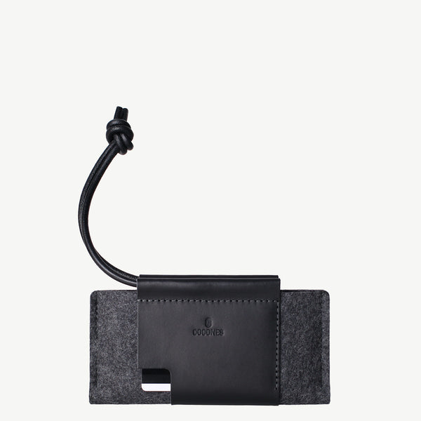 Cocones Loop iPhone Wallet Case - Smokey Grey / Black