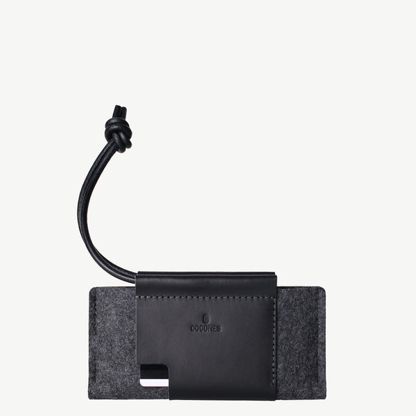 Cocones | Loop Wallet Case - Italian leather, natural wool, iPhone 11 / Pro / Max, Google Pixel, OnePlus Cocones | Loop Wallet Case - Italian leather, natural wool, iPhone 11 / Pro / Max, Google Pixel, OnePlus