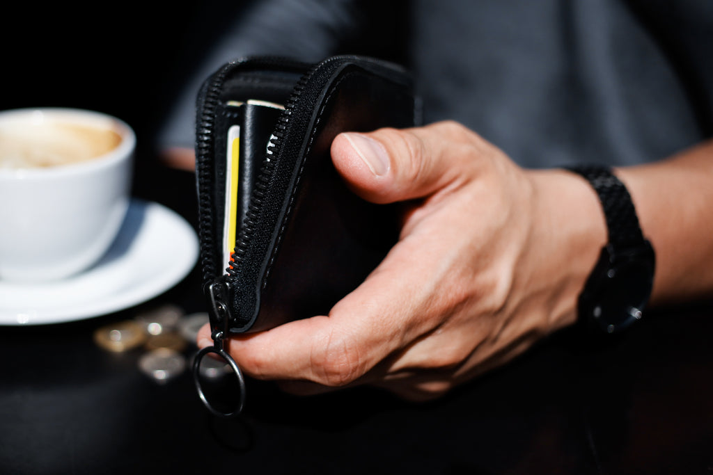 Form Half Zip Wallet