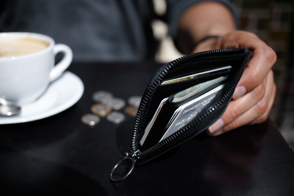 Form Half Zip Wallet